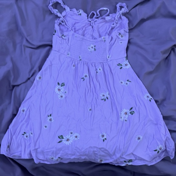AEROPOSTALE Purple Floral Dress w/ Adjustable Straps - Picture 3 of 3